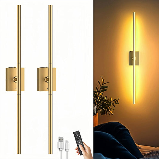 Wireless Wall Sconces | Rechargeable & No-Drill Lighting (10000mAh) 💡
